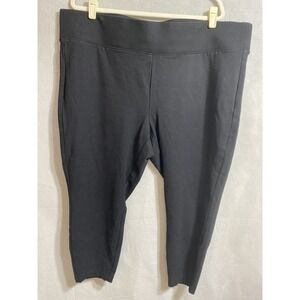 Torrid Women's Skinny PIXIE PANT –‎ LUXE PONTE BLACK Pull On Size 4 R